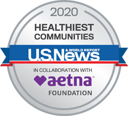 2020 Healthiest Communities U.S. News and World Report In Collab with the Aetna Foundation 