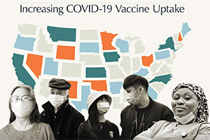 Increasing COVID-19 Vaccine Uptake, U.S. mpa, masked people