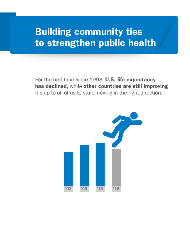 Building community ties to strengthen public health