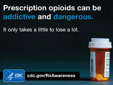 Prescription opioids can be addictive and dangerous