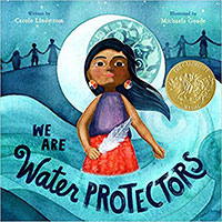 We Are Water Protectors book cover woman in ocean