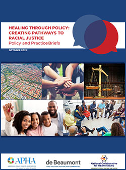 Healing Through Policy policy and practice briefs cover page