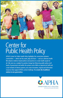 Center for Public Health Policy, children arm in arm