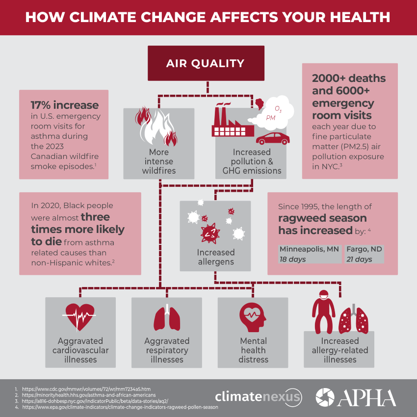 How Climate Affects Health Air Quality