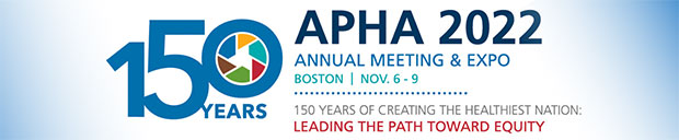 APHA 2022 Annual Meeting and Expo Boston Nov. 6-9