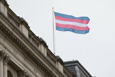 Transgender pride flag