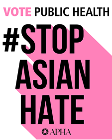 Vote for Public Health Social Media Shareable - Stop Asian Hate