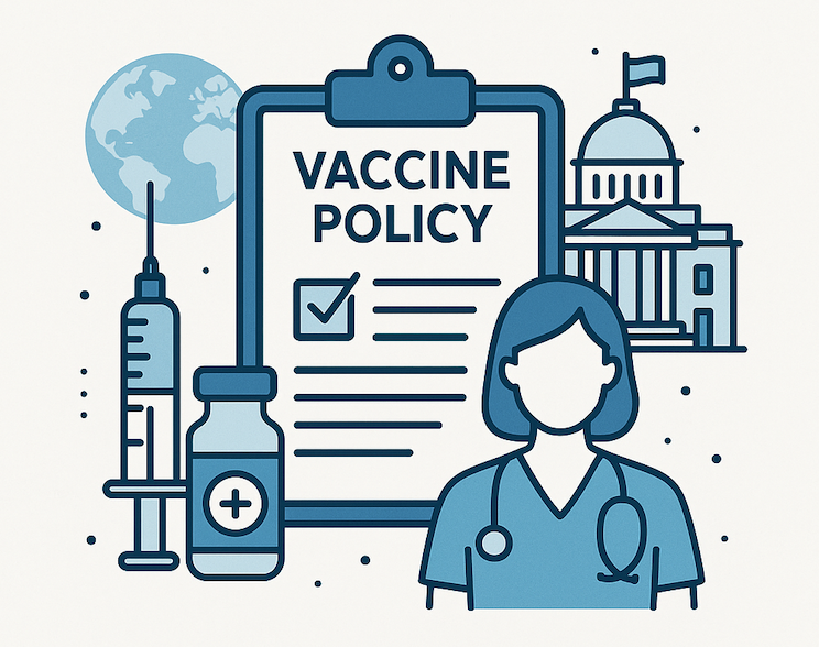 illustration of vaccine policy
