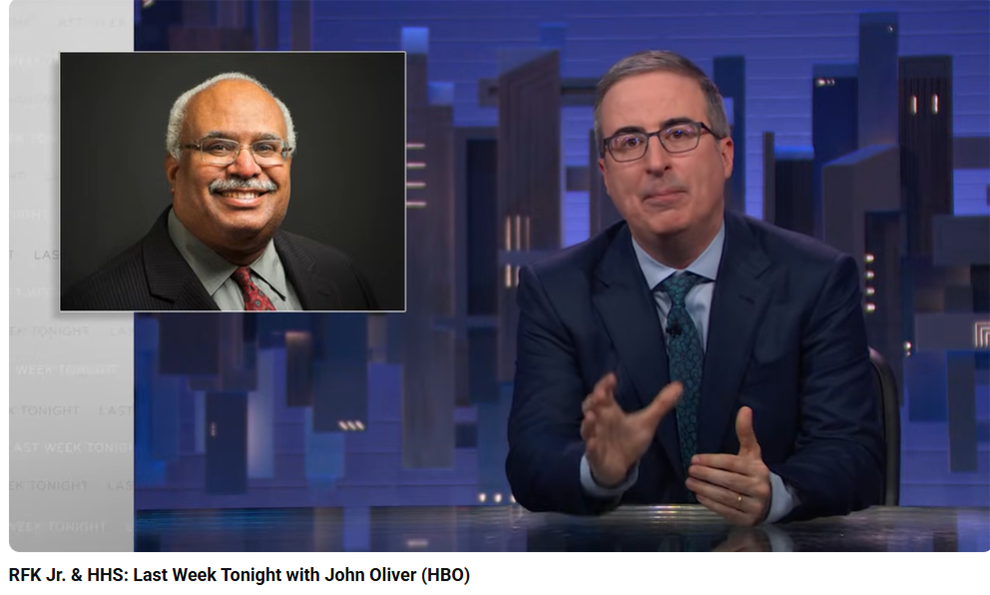 Dr. Georges Benjamin quoted on Last Week Tonight with John Oliver