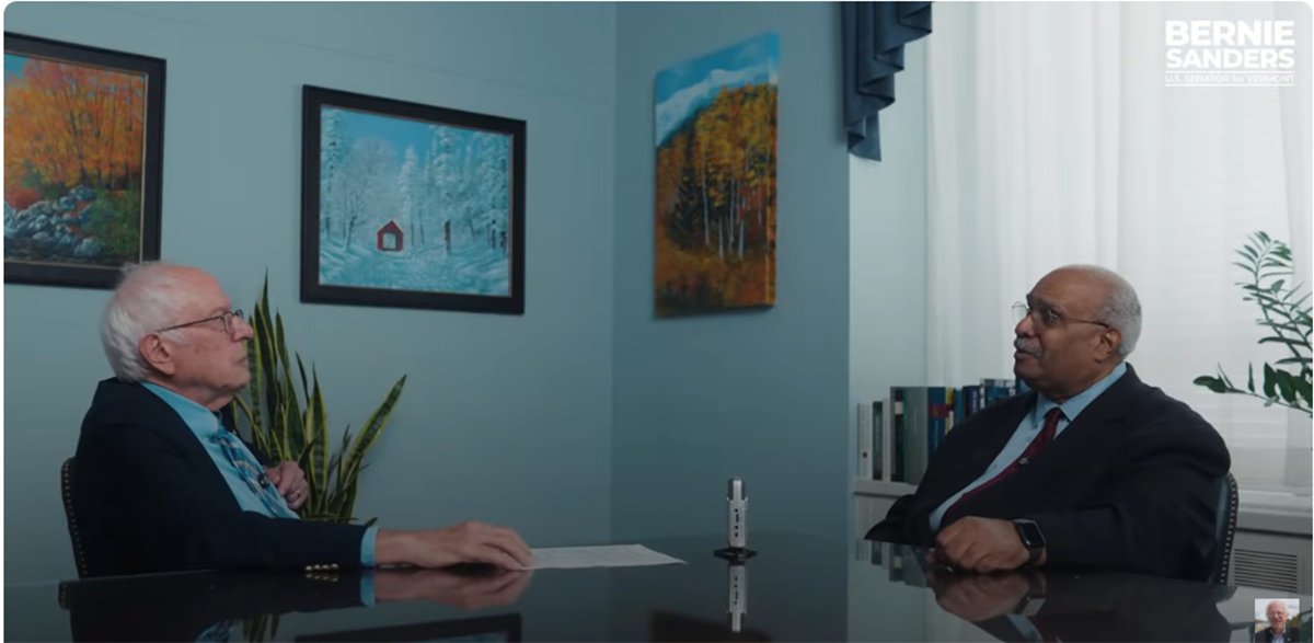 Senator Bernie Sanders interviews Georges C. Benjamin, MD